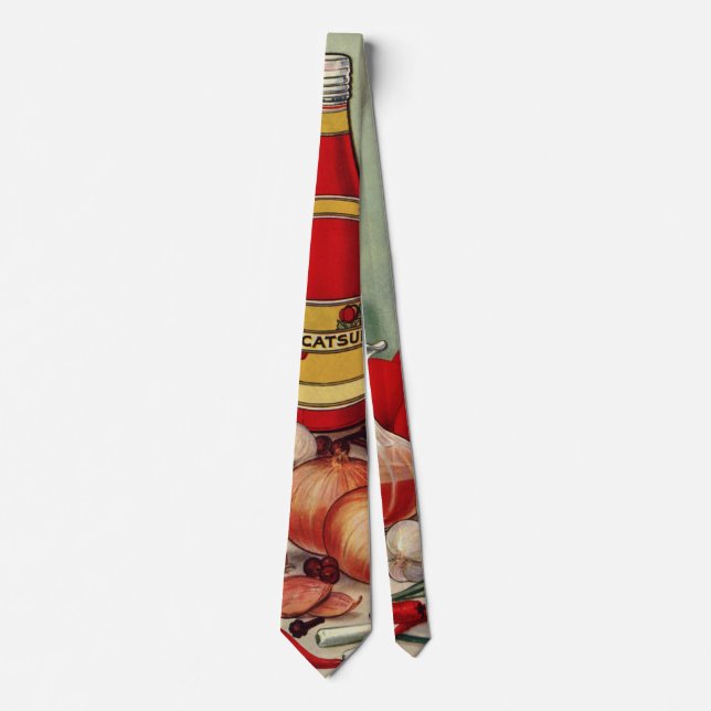Vintage Italienska Food Tomato Onions Peppers Cats Slips (Framsida)