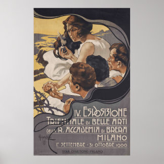 Vintage italienska poster