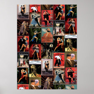 Vintage Italienska Poster-Tango Poster