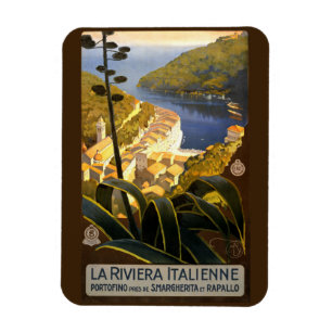 Vintage Italienska Riviera Italien magnet