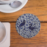 Vintage italienska-Stil Kärlek-gåvor för par Underlägg Papper Rund<br><div class="desc">Bild från en vintage majolikatabrik från Italien som dekorerats i den berömda granatblommigten stil i blått,  vitt och guld och som går tillbaka till Renaissance Era. En perfekt elegant bröllop,  årsdag,  födelsedag,  valentins gåva.</div>