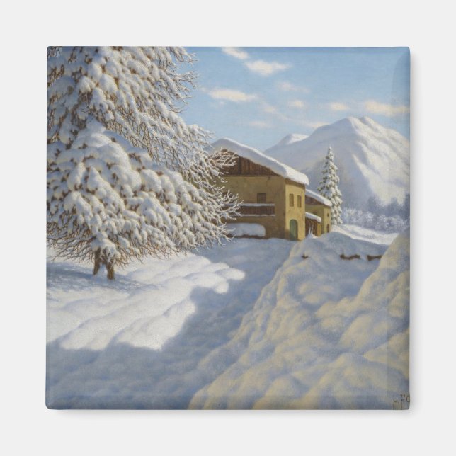 Vintage Ivan Choultse Winter Ligcape Magnet (Framsidan)