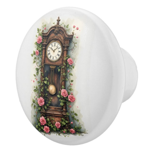Vintage Ivy Rose Stående Ur Knopp (Höger)
