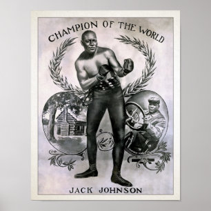 Vintage Jack Johnson Champion Poster