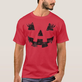 Vintage Jack o lantern Jackolantern Pumpkin Ansikt T Shirt
