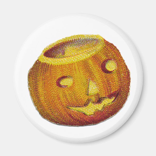 Vintage Jack o lantern Magnet (Framsidan)