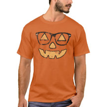 Vintage Jack-O-Lantern med T-skjorta av glas
