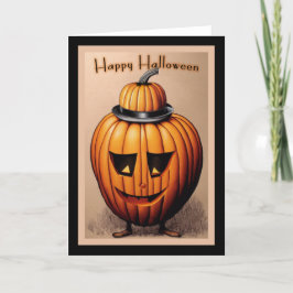 Vintage Jack-O-Lyktan Helgkort