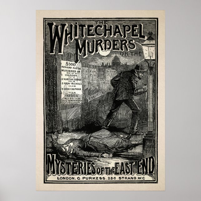 Vintage Jack Ripper Art Poster (Framsidan)