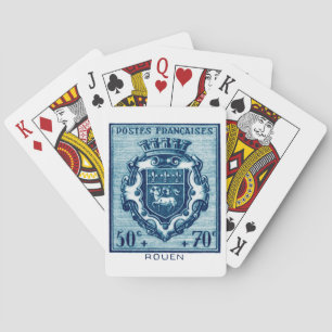 Vintage Jackat av Arm Rennes, Frankrike Casinokort