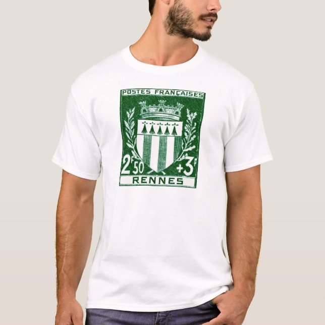 Vintage Jackat av Arm Rennes, Frankrike Tee (Framsida)