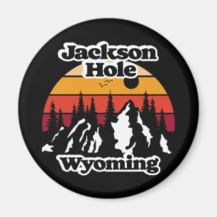 Vintage Jackson Hål Wyoming Magnet