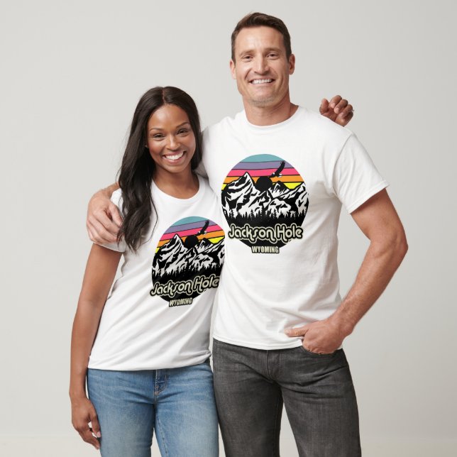 Vintage Jackson Hål Wyoming T Shirt (Unisex)
