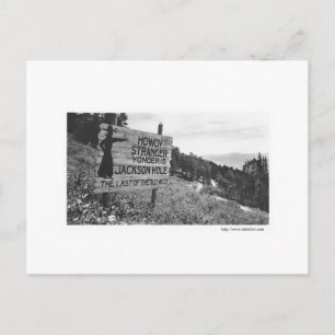 Vintage Jackson Hole Vykort