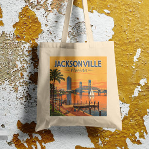 Vintage Jacksonville Florida Tygkasse