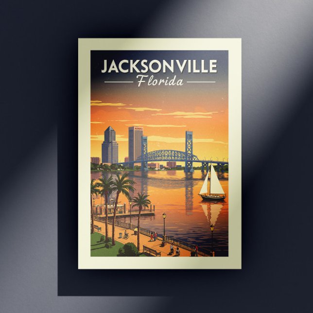 Vintage Jacksonville Florida Vykort (Skapare uppladdad)