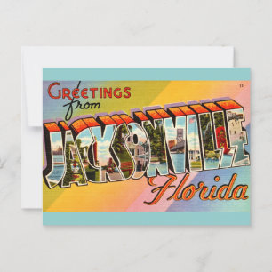 Vintage Jacksonville Florida Vykort