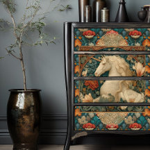 Vintage Jade och Guld Art nouveau Unicorn