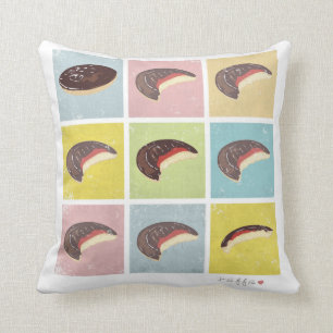Vintage Jaffa Cakes Pillow Kudde