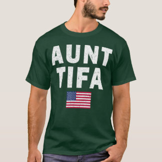 Vintage Jag Är Auntifa Rolig Politisk tjej T Shirt