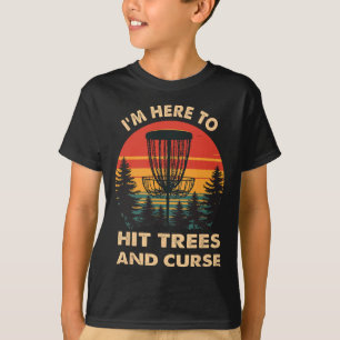 Vintage jag är här för att slå träd och kasta förb t shirt