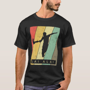 Vintage Jai Alai Sport Retro Poster T Shirt