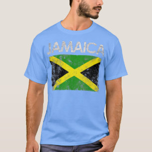 Vintage Jamaica Jamaican Flagga Pride Gift T Shirt