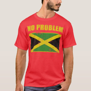 Vintage Jamaica No Problem Jamaican Flagga T Shirt