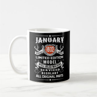 Vintage January 1932 Limited Edition 90th Kaffemugg