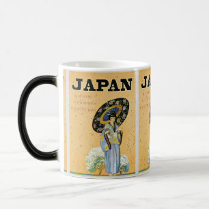 Vintage Japan: Geisha Girl Travel Magisk Mugg