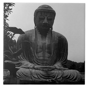 Vintage Japan Kamakura Underbar Buddha Magnet Kakelplatta