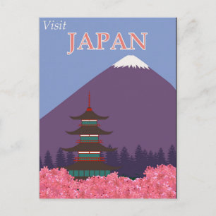 Vintage Japan Travel Vykort