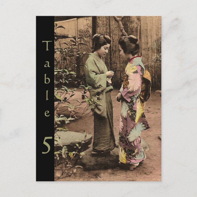 Vintage Japan Vykort (Framsida)