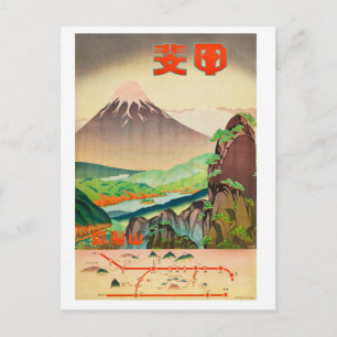 Vintage Japan-vykort för resor Vykort