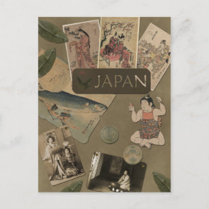 Vintage Japan-vykort för resor Vykort