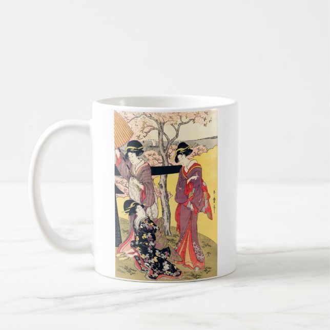 VINTAGE JAPANESE ART KAFFEMUGG (Vänster)