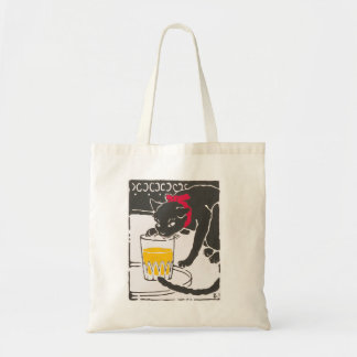 Vintage Japanese Beer Cat Art Goyo Retro  トートバッグ Tygkasse