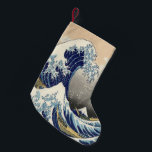 vintage japanese ukiyo e art the underbar wave liten julstrumpa<br><div class="desc">vintage japanese ukiyo är den underbara vågens hemtillbehör. japanese ukiyo är home dekorations.</div>