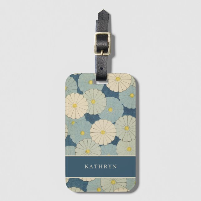 Vintage Japansk Art Bagagebricka (Framsida vertikal)