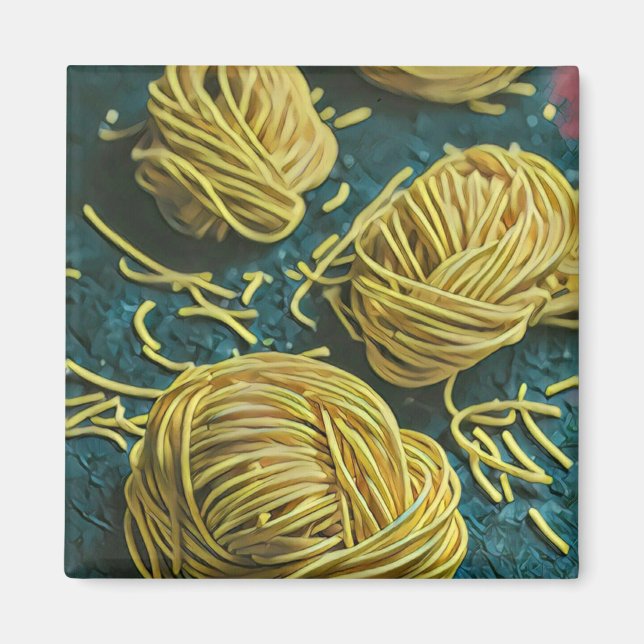 Vintage Japansk Art Magnet (Framsidan)