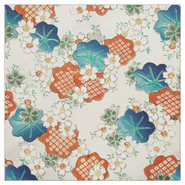 Vintage japansk blomma mönster tyg