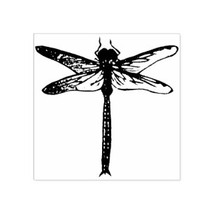 Vintage Japansk Dragonfly Stämpel