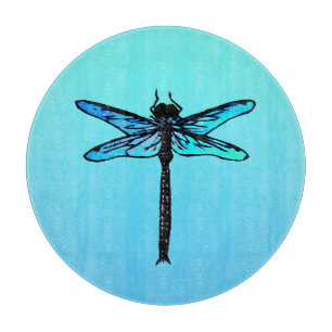 Vintage japansk Dragonfly, turkos blå