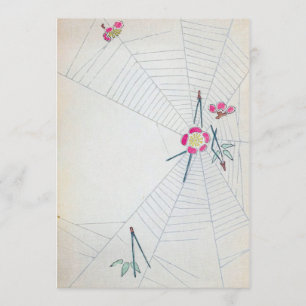 Vintage Japansk Fine Art Inbjudningar