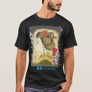 Vintage Japansk Geisha Tokyo Streetwear Aesthetic T Shirt