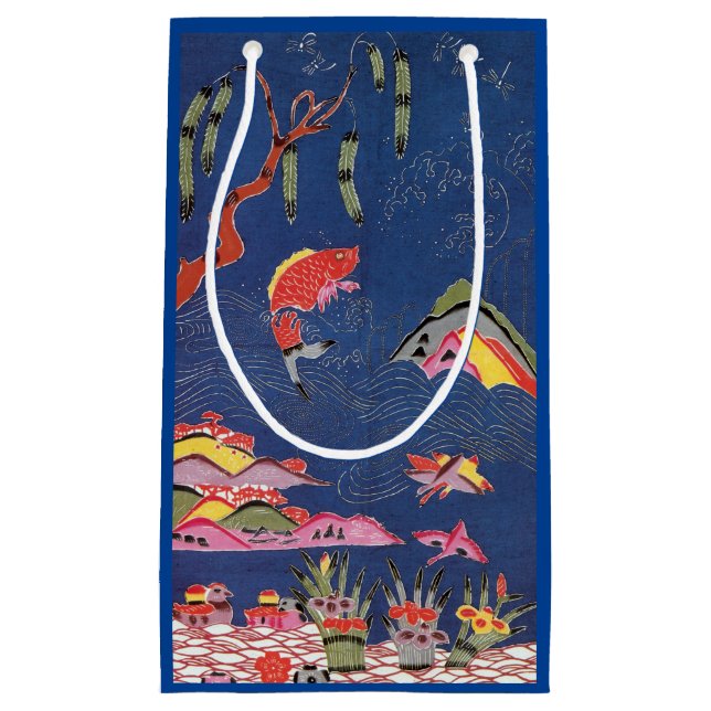 Vintage Japansk Kimono Textile (Bingata) (Framsidan)