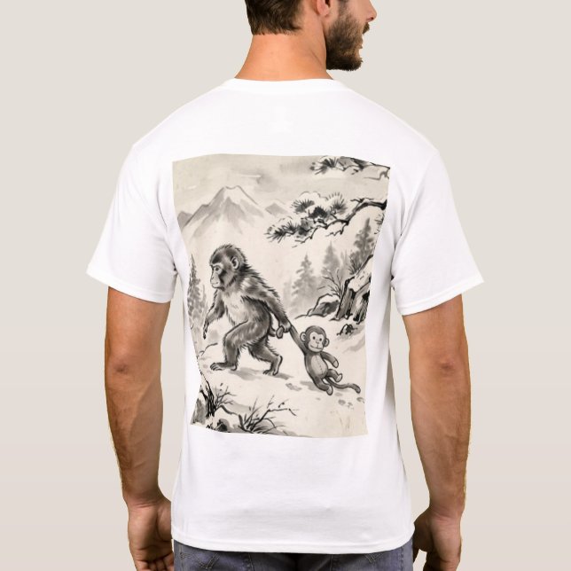 Vintage Japansk Makakapa T-Shirt (Baksida)