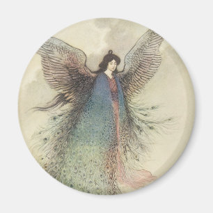 Vintage japansk saga, Måne jungfrun Magnet
