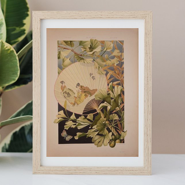 Vintage Japanska fläkt vintage-vägg poster (Skapare uppladdad)