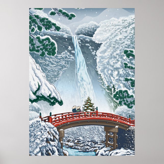 Vintage japanska Illustrated Poster (Framsidan)